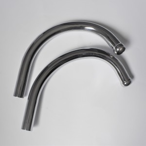 Exhaust pippes, long, chrome, DUELLS, Jawa 638-639