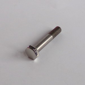 Motor mount screw, M10/1x55 mm, polished stainless, Jawa 500 OHC