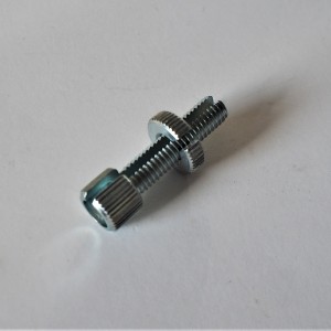 Cable setting screw with nut, zink, M8x30mm, Jawa, CZ