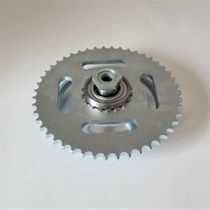 Rear chainwheel complete 47 t, zink, Jawa 250/350 Kyvacka, Panelka