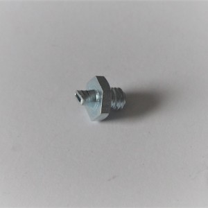 Bleeding screw for front fork, zinc, Jawa Kyvacka, Panelka