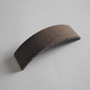 Brake lining, 138,5x4x35mm, Jawa, CZ