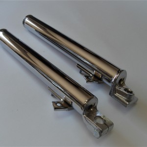 Lower covers front shock absorbers, 2 pcs., for one screw, Jawa, CZ 1954--