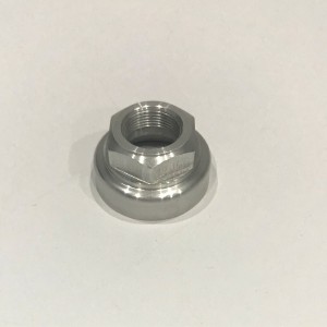 Carburettor lower nut, Jikov 2924H, 2924HZ, 2924TR, aluminum, Jawa, CZ