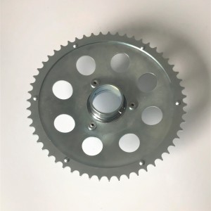 Rear chainwheel 55 t, zink, Jawa 50 type 05/20/21/23