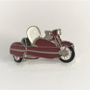 Badge, JAWA motorcycle with side-car