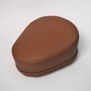 Seat, leather, brown, Jawa 50 type 550/555