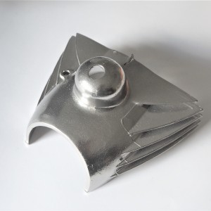 Carburettor cover, chemically polished, Jawa 350 Perak