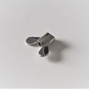 Wingnut for brake cable M6, stainless steel/polished, Jawa, CZ