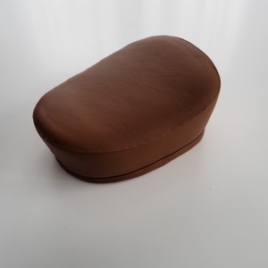 Seat, leather, brown, Jawa 50 type 550/555