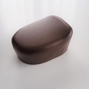 Seat, leatherette, brown, Jawa 50 type 550/555