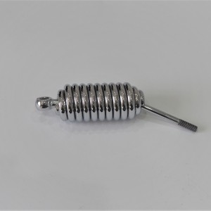 Front seat spring, screw 75 mm, chrome, CZ 125/150 C