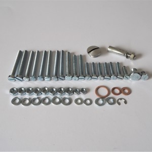 Screw set for engine, zink, Jawa 50 type 550/555