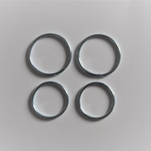 Dust cover clips for front fork, 4 piece, zinc, Jawa 50