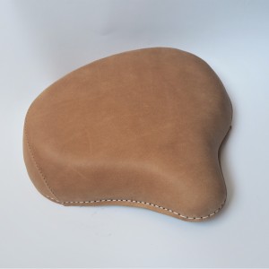 Seat front, retro leather, light brown