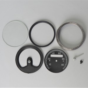 Repair set for rund speedometer, diameter 60 mm, 90 km/h, CZ