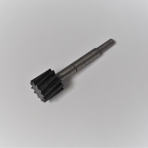 Gear pinion of tachometer, 12 cogs, steel/plastic, Jawa 3634-640