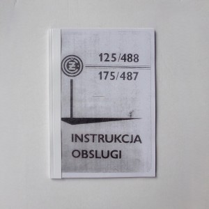 Bedienungsanleitung CZ 125/488, 175/487 - S.POLNISCHE  A5-Format, 47 Seiten