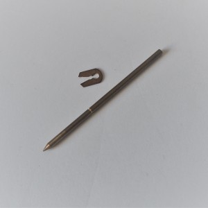Igla pływaka gaźnika JIKOV 2916, 64 mm,  z zabezpieczeniem, Jawa 550, 555