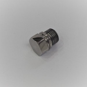Oil bolt M14, stainless steel, polished, Jawa Villiers, Special