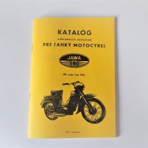 Ersatzteilkatalog Jawa 50 Typ 555 - S.SLOWAKISCH A5-Format, 59 Seiten