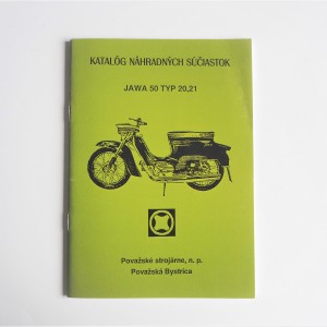 Katalog części zamiennych Jawa 50 typ 20/21 - J.SŁOWACKI format A5, 48 stron