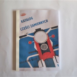 Spare parts catalogue JAWA 350/634 - L.POLISH A4 format, 129 pages