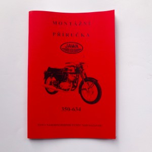 Werkstatthandbuch JAWA 350/634 - S.TSCHECHISCH, A4-Format, 80 Seiten