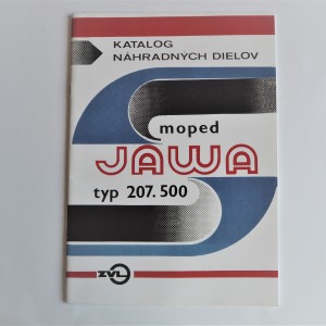 Spare parts catalogue Jawa 50 type 207.500 BABETTA - L.SLOVAK A4 format, 31 pages