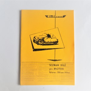 Spare parts catalogue VELOREX 350 - 572/03 - L.CZECH, A4 format, 34 pages