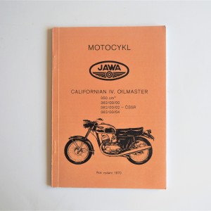 Spare parts catalogue JAWA CALIFORNIAN - L.CZECH, A5 format, 70 pages