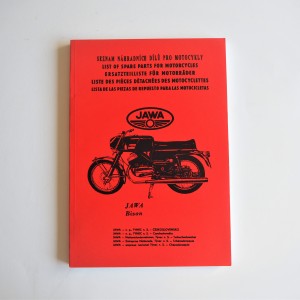 Spare parts catalogue JAWA BIZON - L.CZECH, ENGLISH, GERMAN, A5 format, 170 pages