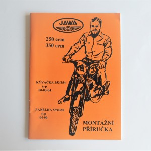 Workshop manual JAWA KYVACKA 353/354, PANELKA 559/360 - L.CZECH, RUSSIAN, A4 format, 68 pages