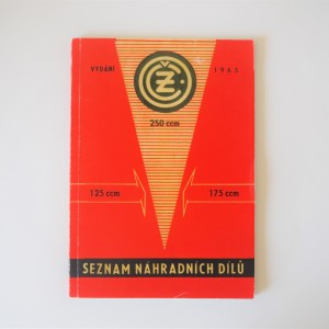 Katalog náhradních dílů ČZ 125, 175, 250 / 450, 453, 455, 470, 473, 475 - formát A5, J.ČESKÝ, 78 stran