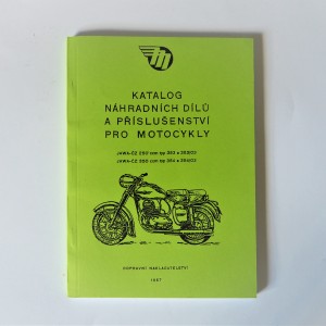 Ersatzteilkatalog JAWA-CZ 250 TYP 353/03, 354/03 - S.TSCHECHISCH, A5-Format, 111 Seiten