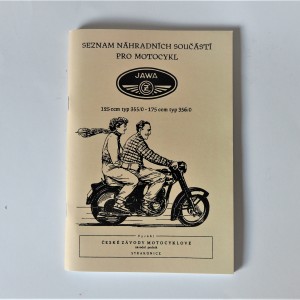 Ersatzteilkatalog JAWA-CZ 125/355-175/356 - S.TSCHECHISCH, A5-Format, 88 Seiten