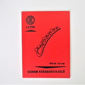 Ersatzteilkatalog CZ 175/501 - S.TSCHECHISCH, A5-Format, 73 Seiten