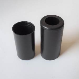 Plastic covers rear shock absorbers, lower + upper, original, Jawa, CZ 1954--