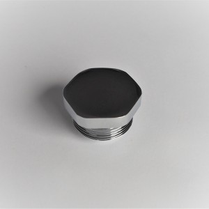 Stecker für vorderen Stossdämpfer M32, Chrom, Jawa 638, 640