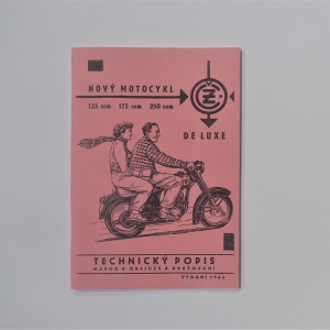 Instruction manual JAWA-CZ 125 TYPE 355, 175 TYPE 356 - L.CZECH A5 format, 64 pages