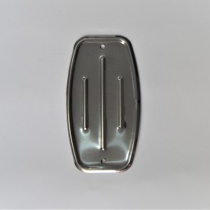Cover for battery / tool box, stainless steel/polished, CZ 501/502/505