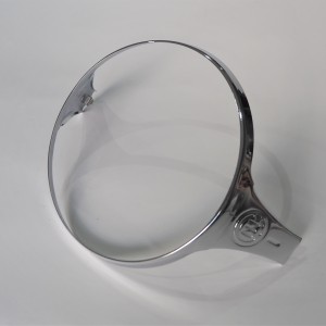 Cover of headlamp frame, chrome, CZ 501/502