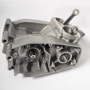 Motorblock - Halb Motor, mit Kurbelwelle und Getriebe, Jawa 638