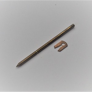 Needle for carburettor float with safety-clip, 60mm, CZ 125/150 C