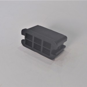 Socket, 6 pin, for wiring, plastic, Jawa 634-640