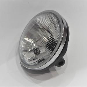 Lampa przednia, halogen H4, chromowana ramka, Jawa 638 - 640