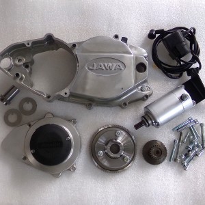 Motor starter, electric, complete set, Jawa 638-640