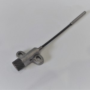 Speedometer drive pinion (engine), 15 teeth, lenght 178mm, diameter 6mm, CZ 125 / 476, 453, 473