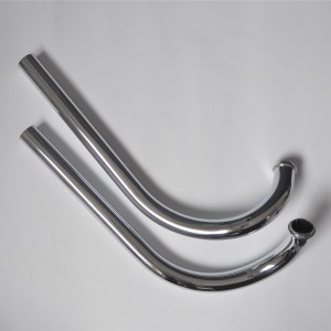 Exhaust pippes, chrome, CZ 125/501