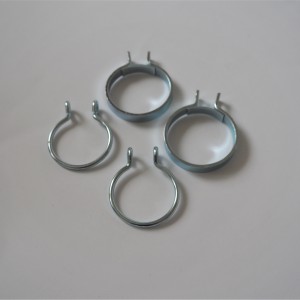Dust cover clips, set, zinc, Jawa 250/350 Perak